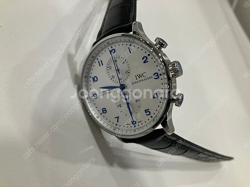 IWC 포르투기저 블루핸즈 (미사용 새제품)--0