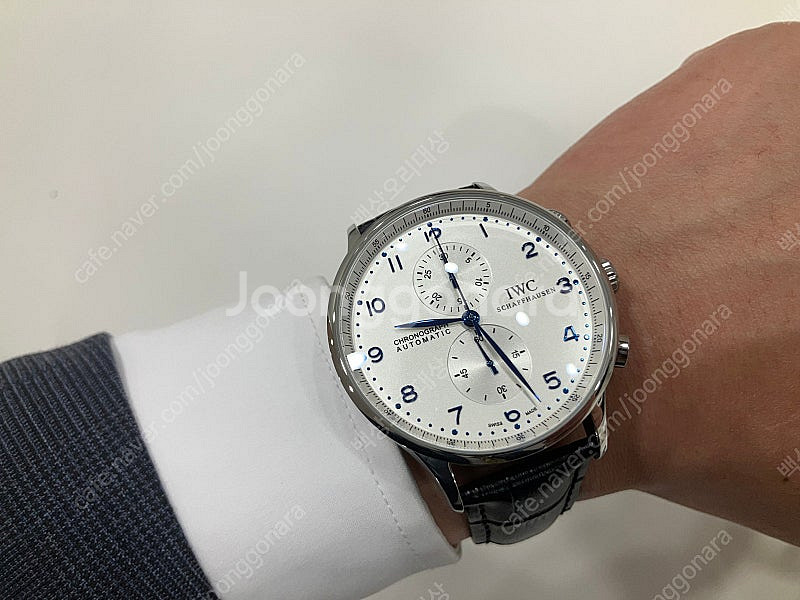 IWC 포르투기저 블루핸즈 (미사용 새제품)--5
