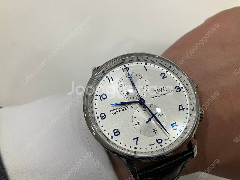 IWC 포르투기저 블루핸즈 (미사용 새제품)--7