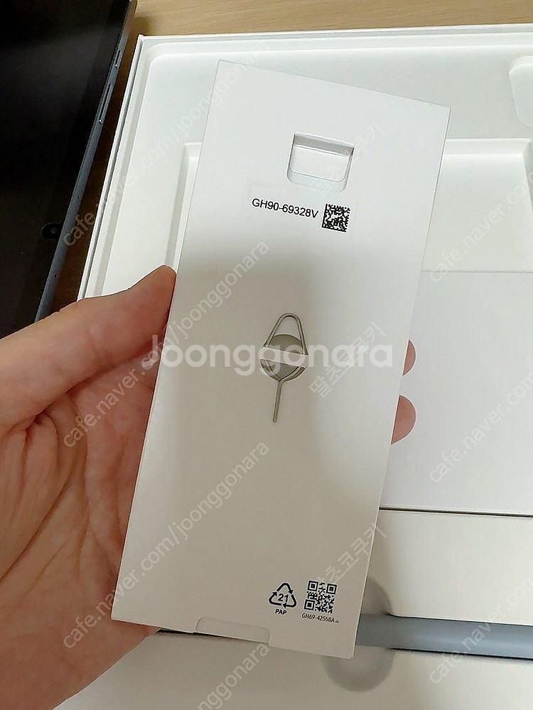 갤럭시탭 S10+ WIFI 256GB 그레이 색상--2