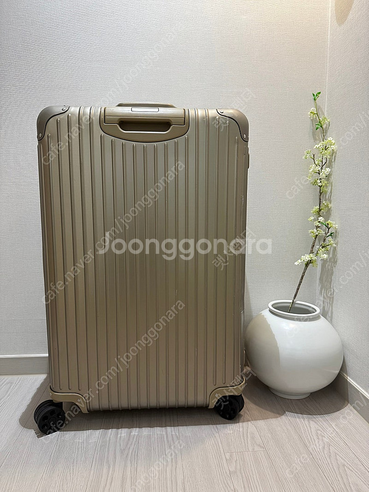 리모와 오리지널 체크인 L 티타늄골드 색상--4