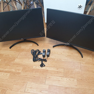 LG 27인치 QHD IPS 모니터 27QN600 듀얼 2대 팝니다(상태 신동품급 수준)