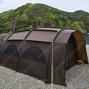 택배가능) 캠핑칸 하이브리드 오크돔L 카키색 88만