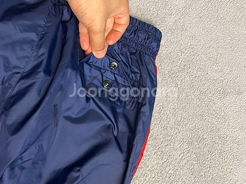 미사용새제품 나이키 네이비/ 레드 혹스터 우븐 트랙 조거팬츠--1