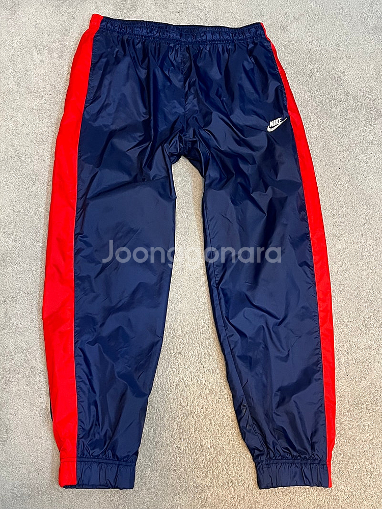 미사용새제품 나이키 네이비/ 레드 혹스터 우븐 트랙 조거팬츠--2
