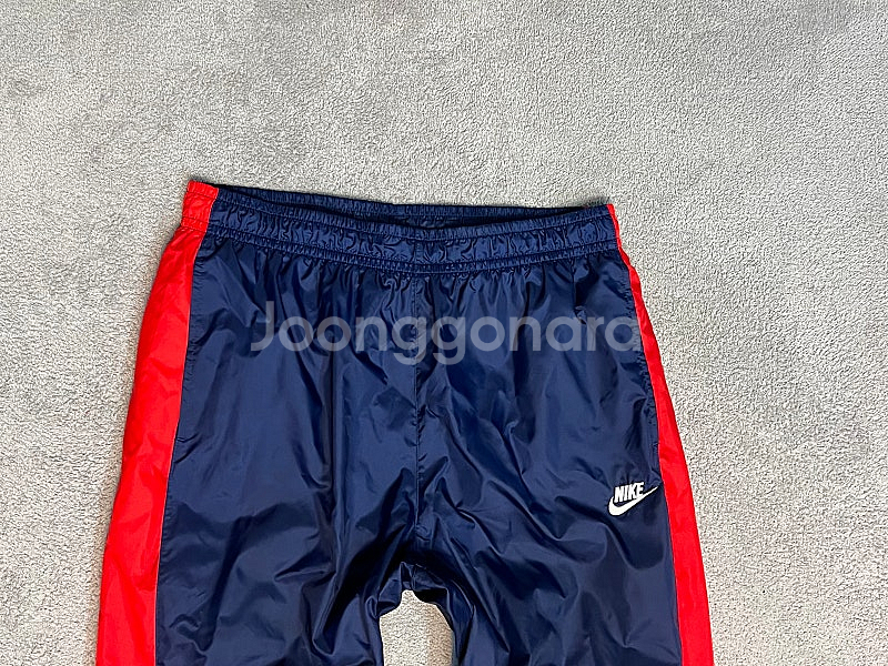 미사용새제품 나이키 네이비/ 레드 혹스터 우븐 트랙 조거팬츠--3