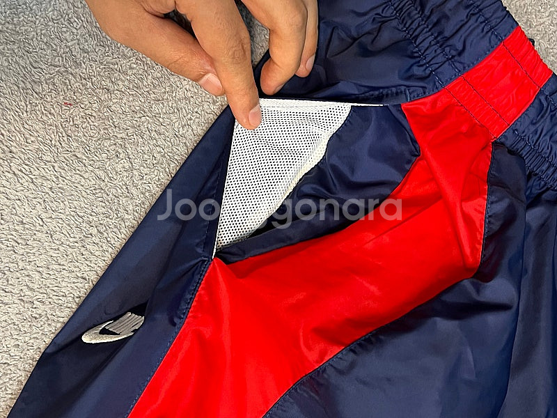 미사용새제품 나이키 네이비/ 레드 혹스터 우븐 트랙 조거팬츠--5