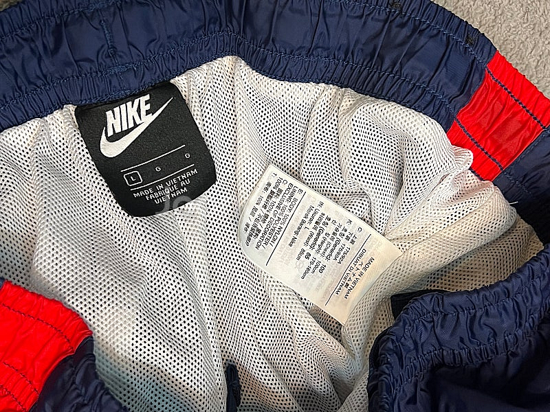 미사용새제품 나이키 네이비/ 레드 혹스터 우븐 트랙 조거팬츠--6