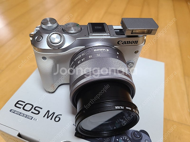 캐논 EOS M6 미러리스 카메라 (풀박스)--1