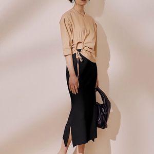 JCHUNG 제이청 슬릿 밴딩 스커트 S / 랑방 마인 오브제 타임 럭키슈에뜨 산드로 마쥬 오르 시에 시스템