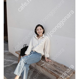 마즈 린넨 끈셔츠