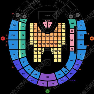 블랙핑크 콘서트 7/6 막콘 F37 양도