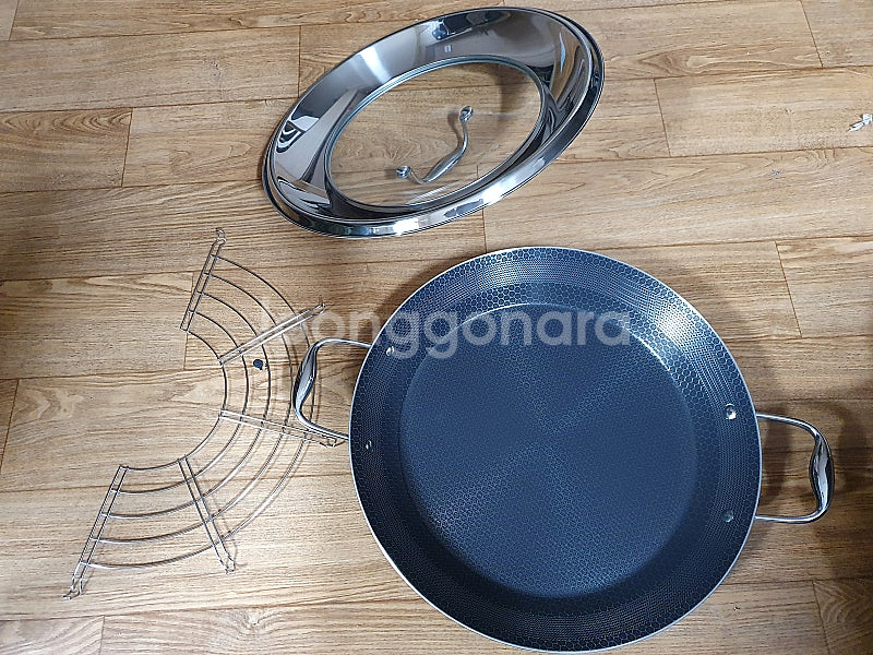 쿡셀 가마솥 사각팬 떡볶이팬 회전잡곡통 파티웍 파에야팬...--0