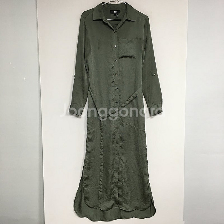 DKNY 도나카란 새틴 벨트 롱 원피스 55 / 랑방 ...--0