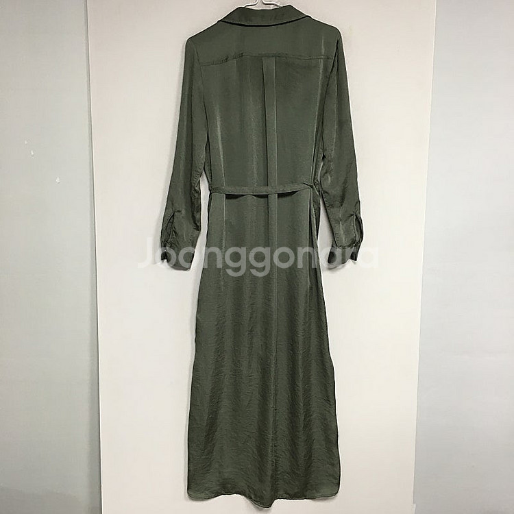 DKNY 도나카란 새틴 벨트 롱 원피스 55 / 랑방 ...--6