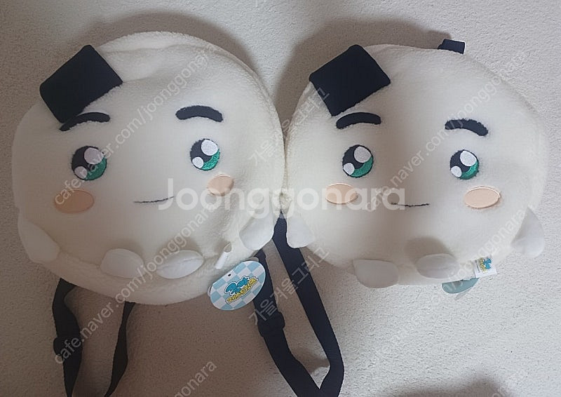 (새상품) 쿵야 레스토랑즈 주먹밥 봉제 인형 가방 백팩...--0