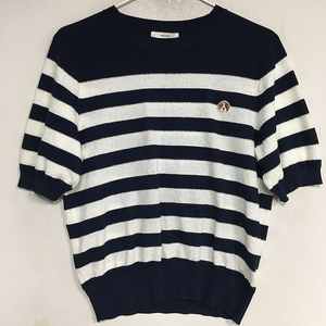 22 헤지스 레이디스 퍼피자수 반팔 니트 85 / 랑방 마인 오브제 타임 럭키슈에뜨 산드로 마쥬 오르 시에 시스템