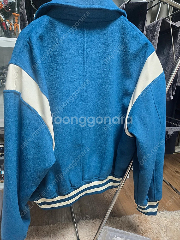VTWO 울 바시티 자켓 블루 (105~110) 새상품...--2