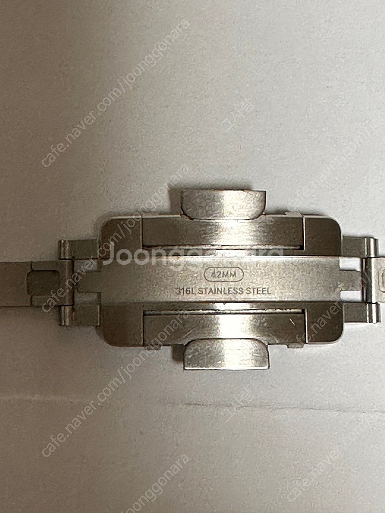 애플 정품 애플워치 스트랩 링크브레이슬릿 실버 42mm--0