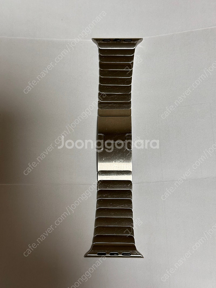 애플 정품 애플워치 스트랩 링크브레이슬릿 실버 42mm--1