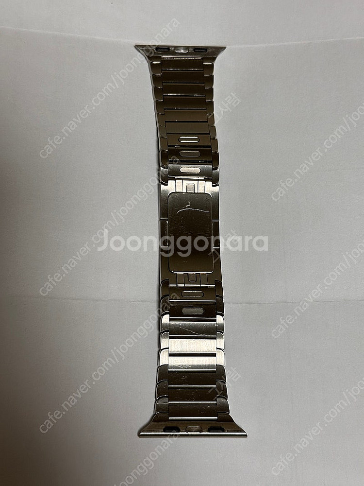 애플 정품 애플워치 스트랩 링크브레이슬릿 실버 42mm--2