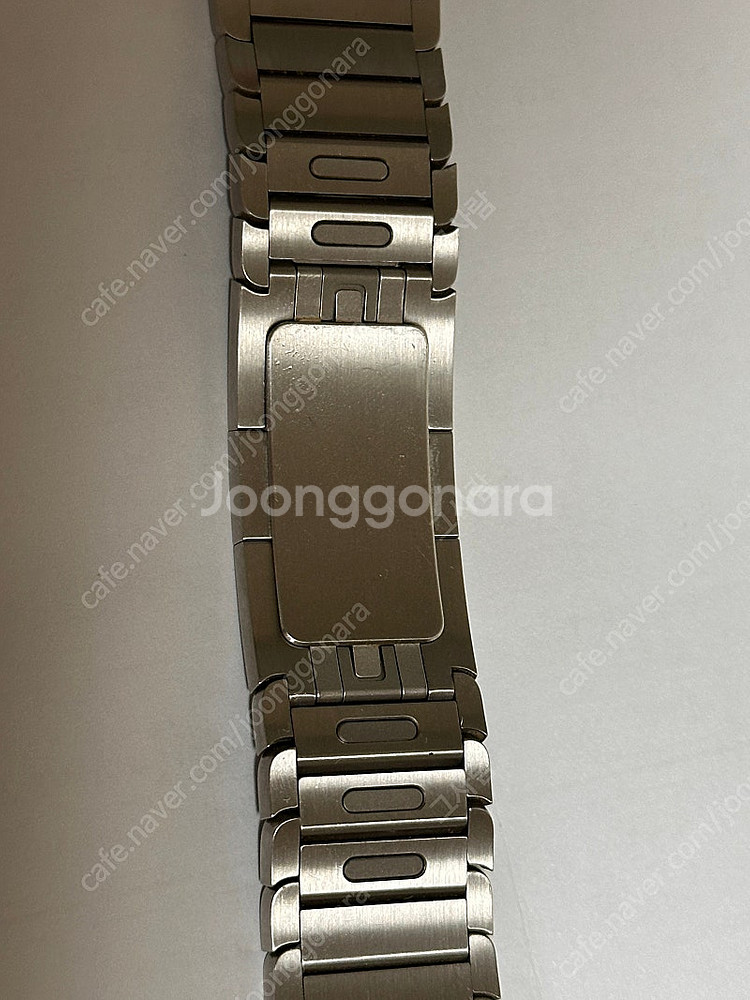 애플 정품 애플워치 스트랩 링크브레이슬릿 실버 42mm--5