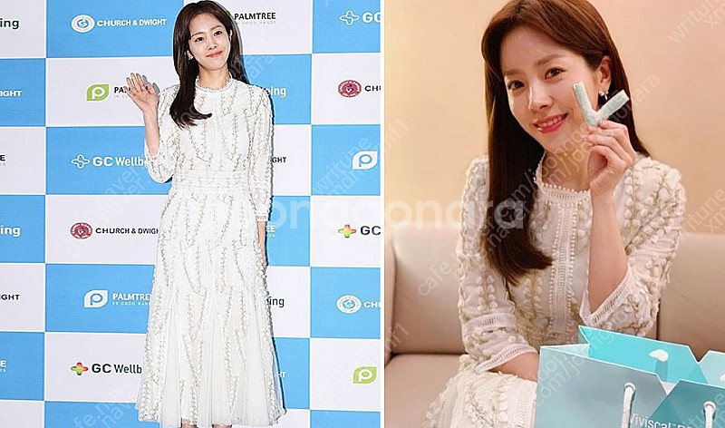 에스블랑 원피스 셀프웨딩 돌잔치 2부 드레스 한지민 이...--2