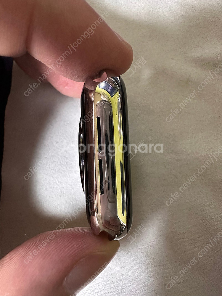 애플워치6 실버 스테인리스 40mm (정품 밀레니즈루프--4