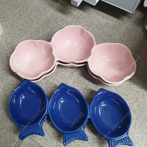 접시 모던하우스 도자기 나눔접시 소스볼 접시 돈까스접시 3칸접시 4종+돈까스 나눔접시2종 접시 6종세트 #거의새거#