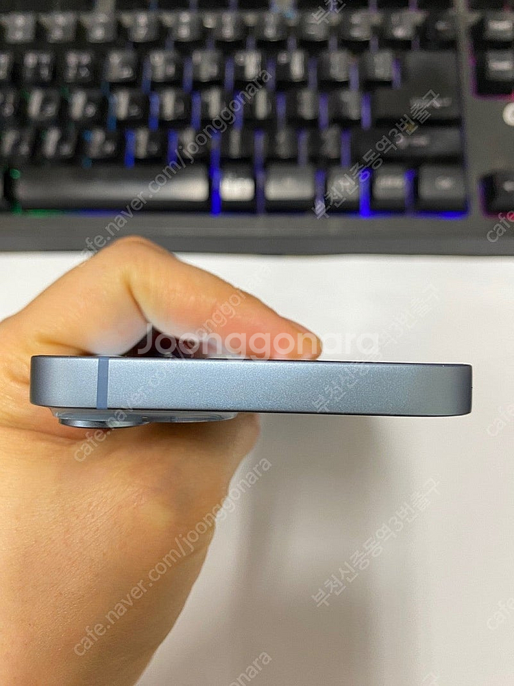 006067 아이폰14 블루 SSS급 256GB 무잔상...--3
