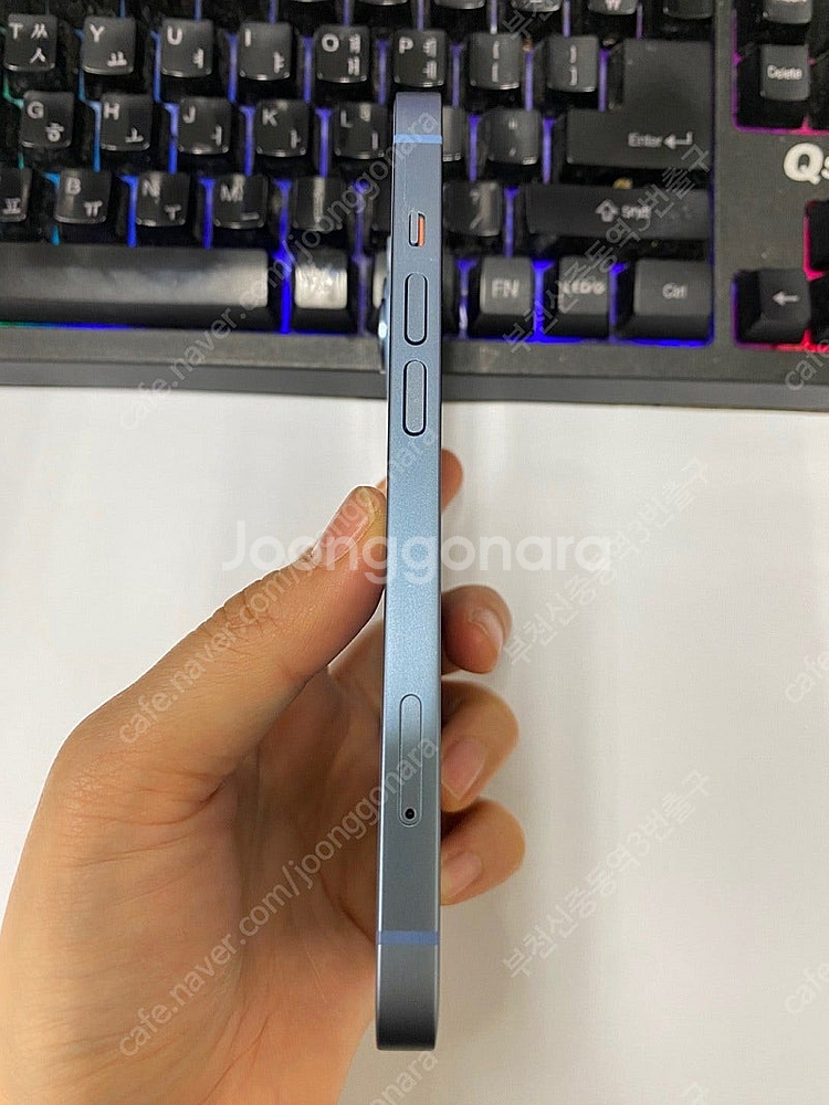 006067 아이폰14 블루 SSS급 256GB 무잔상...--4