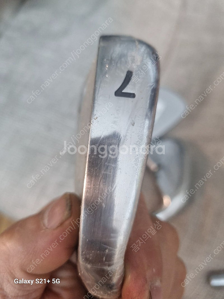 피팅용 7번 아이언 단조 헤드만 새제품 5개 팝니다--7