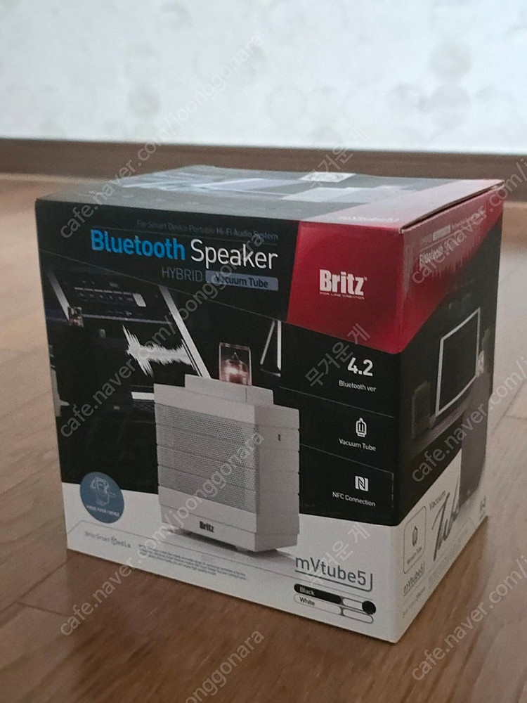 브리츠 mVtube5 진공관 블루투스 스피커 새상품--0