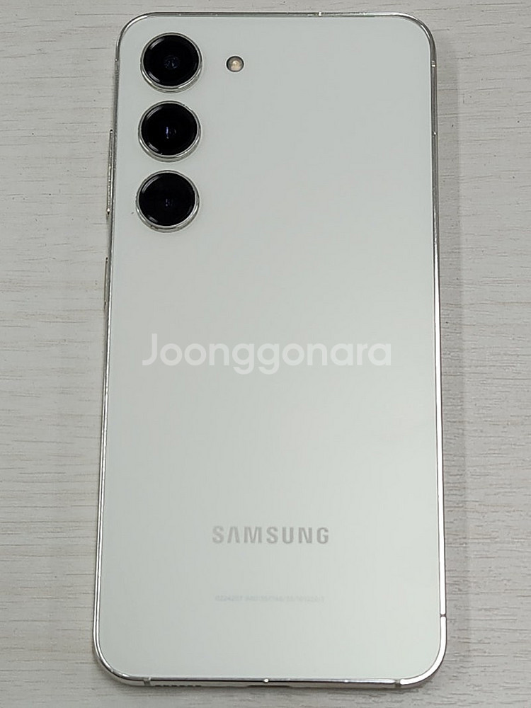 갤럭시 S23 크림색상 512용량 상태좋은 무잔상 미파...--0