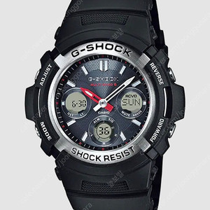 G SHOCK 지샥 쥐샥 AAWG-M100-1AJF 전파수신 태양광충전 200기압 방수