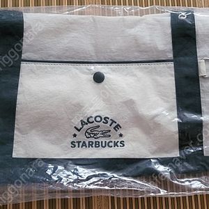스타벅스와 라코스테 콜라보 보스턴백 택포