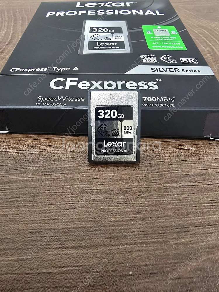 렉사 cf카드 a타입 silver 320gb + sd/...--0
