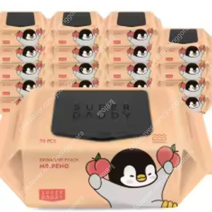 특가)슈퍼대디 고평량70g 엠보싱 아기물티슈 캡형70매 20팩 무료배송17900원
