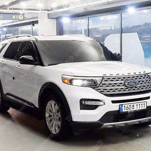 흰색 포드 익스플로러 중고 포드 중고차 2.3 AWD 리미티드 중고자동차 58,472 km