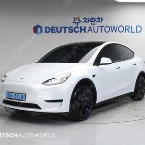 흰색 테슬라 모델Y 중고 테슬라 중고 RWD 중고차 리스구매 44,163 km