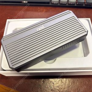 Nexi 썬더볼트4 USB4 C타입 40G M2 Nvme SSD 하드외장케이스 LED 리더기