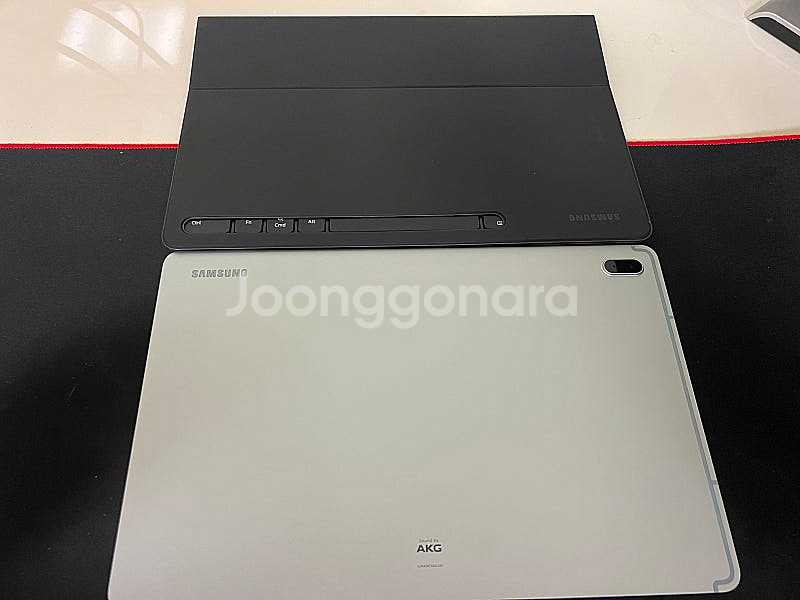 갤럭시탭S7 Fe wifi 128 + 정품 키보드북커버--2