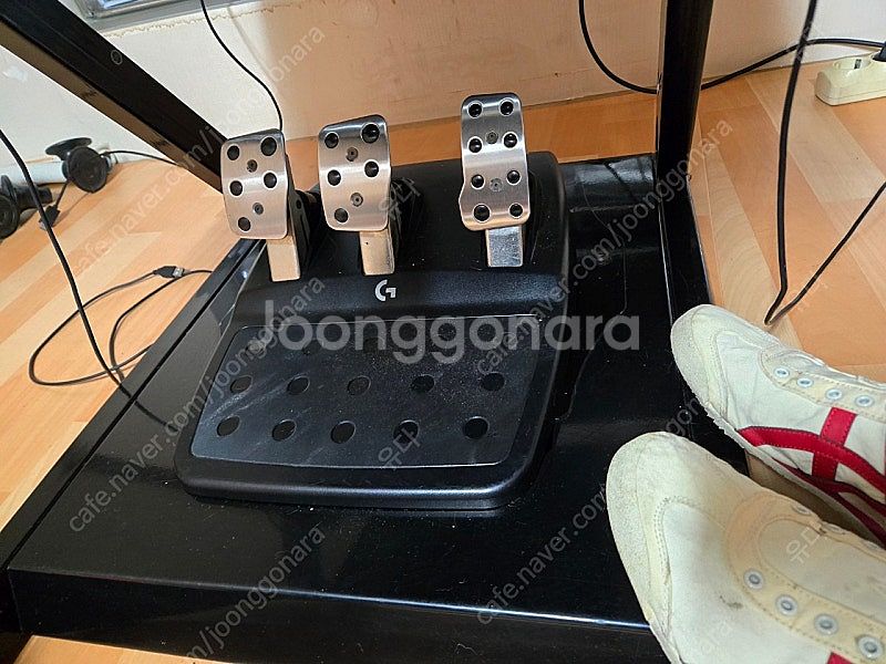 로지텍 G923 레이싱휠 +쉬프터--1