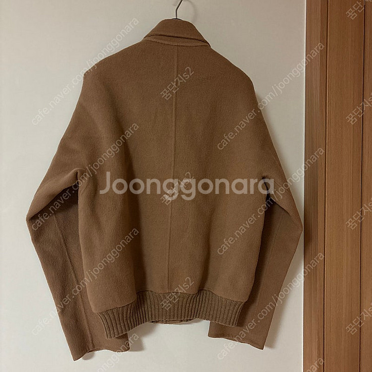 르깜봉 캐시미어 숏코트 블루종 울자켓 하객룩 올드머니룩 출근룩 타임마인랑방스타일--6