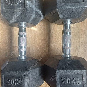 헬스프라자 고무덤벨 20kg x 2