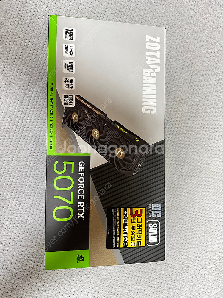 조텍 rtx 5070 solid oc 오버쿨럭 팜 택포...--0