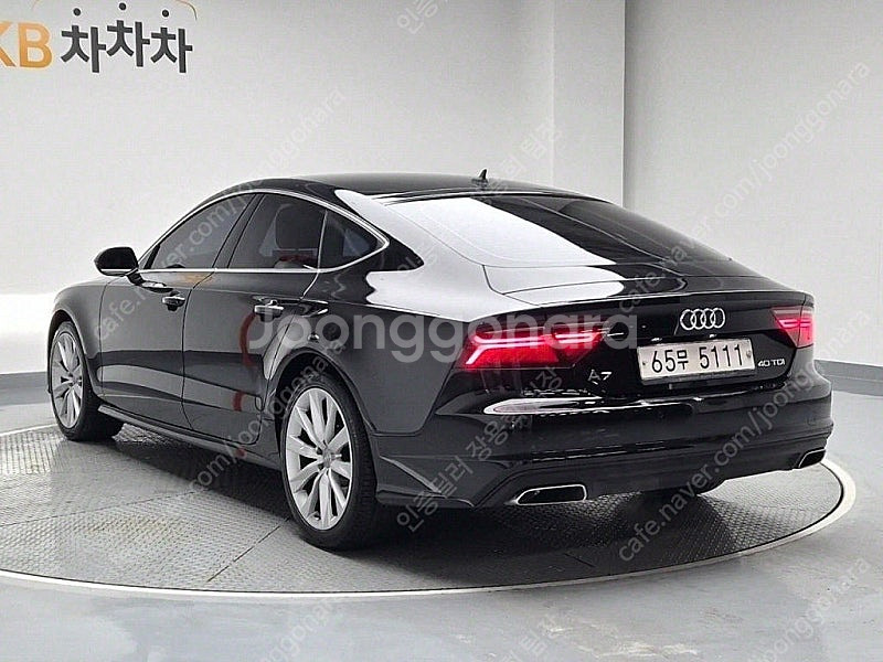 아우디 A7 중고 A7 중고차 검정색 2017년식 40...--5