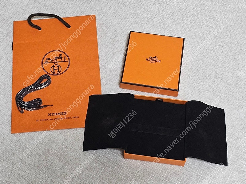 [정품] 에르메스 오메일론 목걸이 (골드 가죽 + 실버 체인) 판매합니다!! / 가격 인하--3