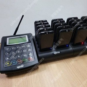 시스콜 카페진동벨 gp-200r 20구 세트 팝니다