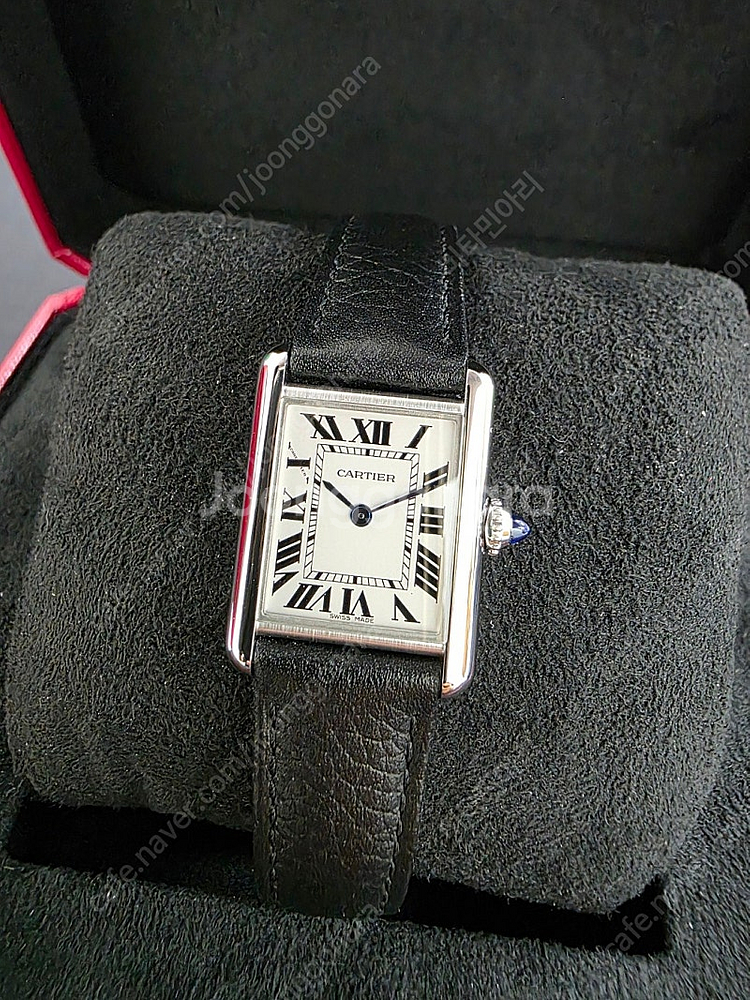 까르띠에 cartier 탱크 머스트 워치 스몰 쿼츠 가...--0